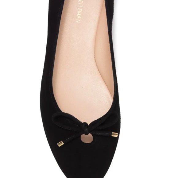 Stuart Weitzman Gabby Leather Ballet Flat - Picture 2 of 4